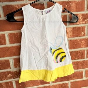 Vintage Okie dokie yellow bee dress